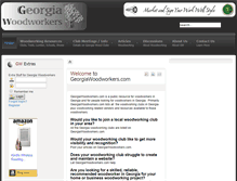 Tablet Screenshot of georgiawoodworkers.com